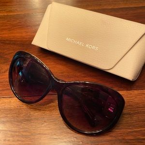 Michael Kors Brown Sunglasses with Rhinestones